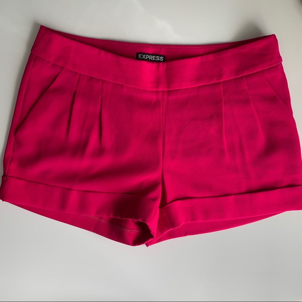 Express Magenta Pink Shorts